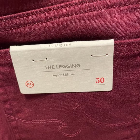 AG Adriano Goldschmied Women's Protege Vintage Jean, Plum Wine Torn, 30, NWT!!! - Picture 5 of 12